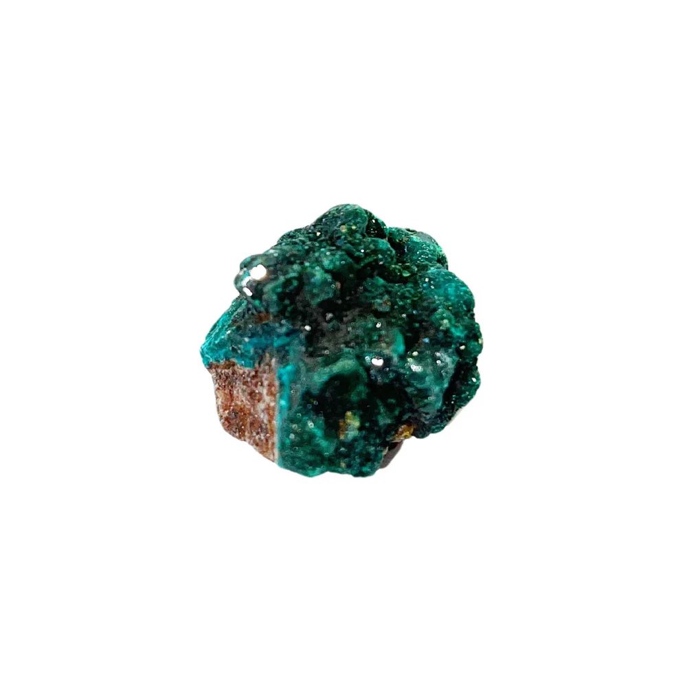 Dioptase, cristaux vert émeraude