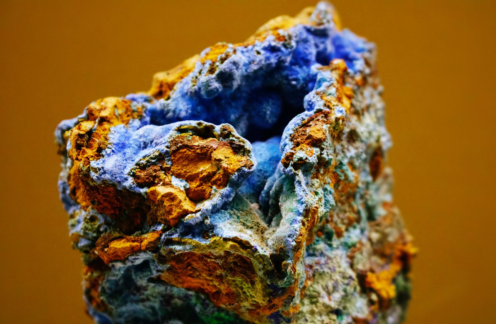 Azurite, bleu azur de cuivre
