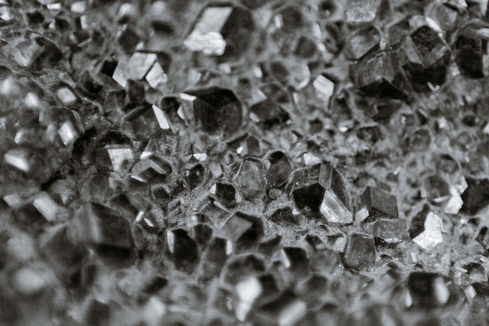 Hématite, oxyde de fer métallique