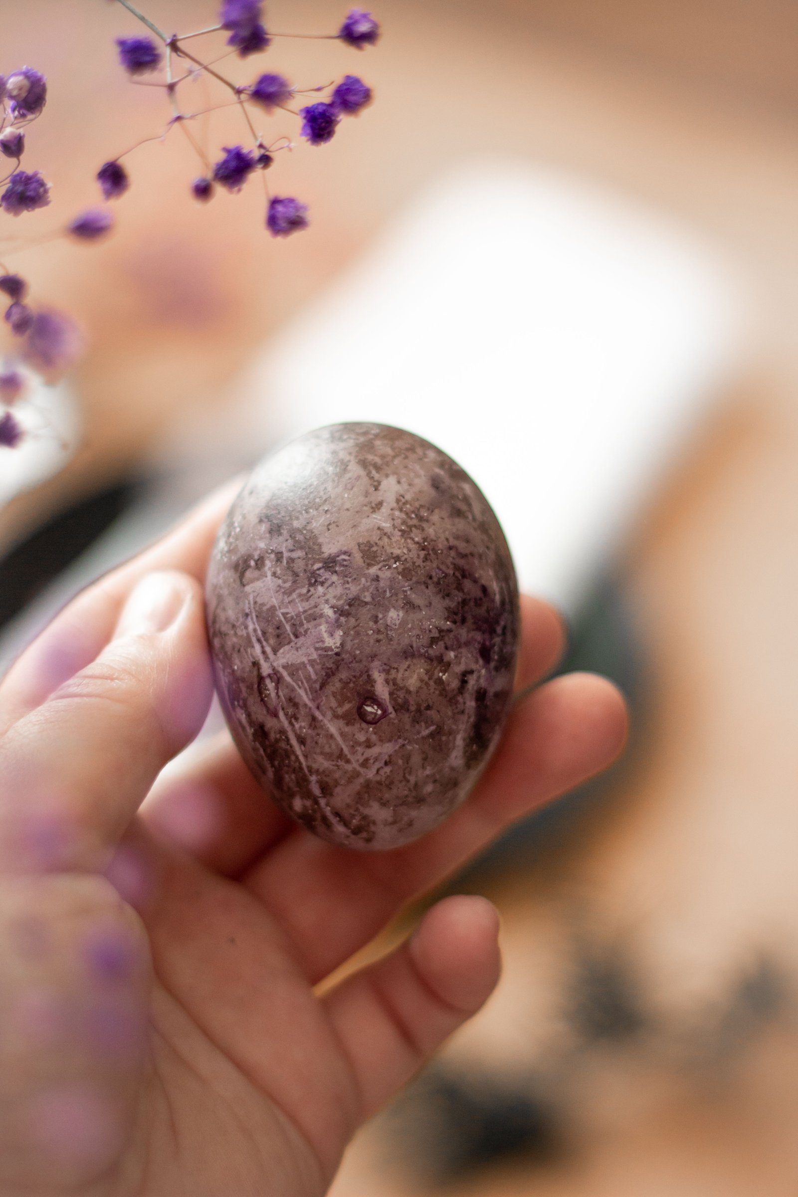 Lépidolite, lilas micacé