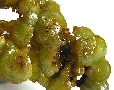 Adamite, cristaux jaune-vert