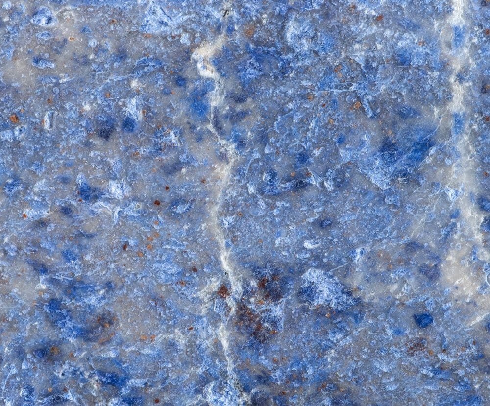 Dumortiérite, masse bleue fibreuse