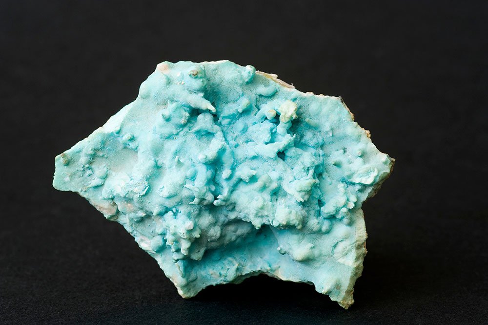 Aragonite bleue, cristaux