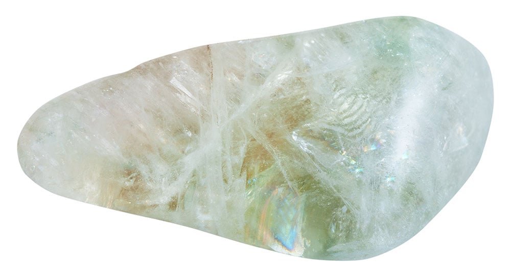 Prasiolite, quartz vert tendre
